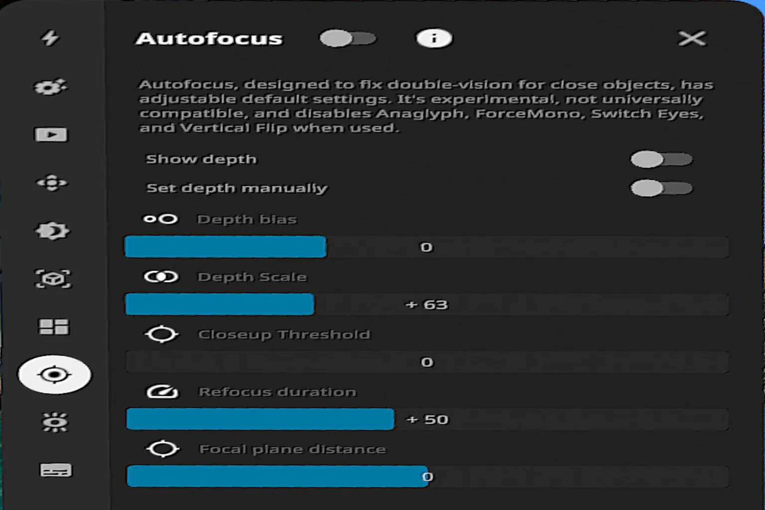 DEO VR 播放器设置选项详解